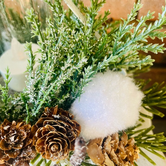 *Tree Candleholder with Christmas Greenery - Picture 10 of 11